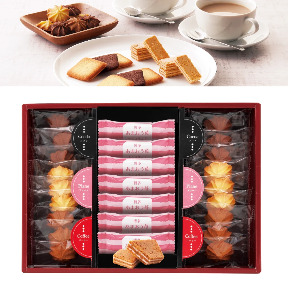あまおう苺チョコサンド（風）