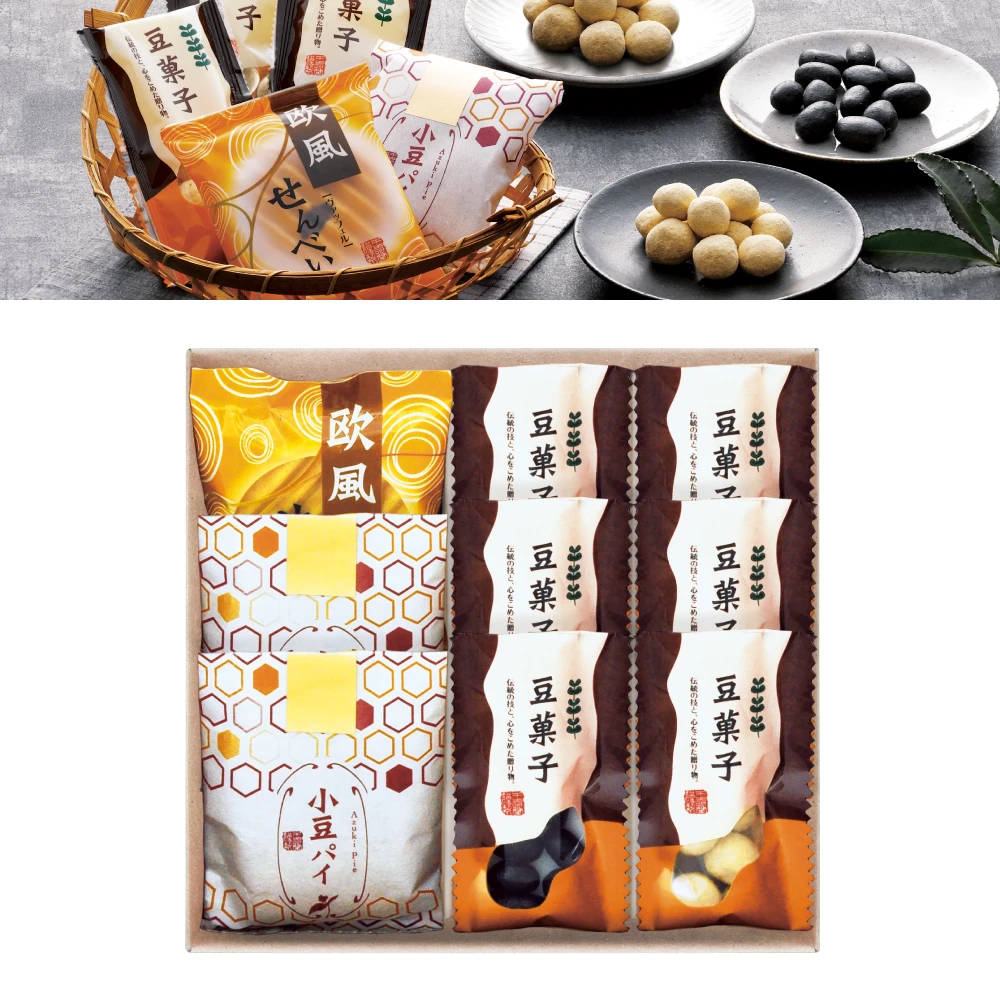 小豆パイ・欧風せんべい（風）